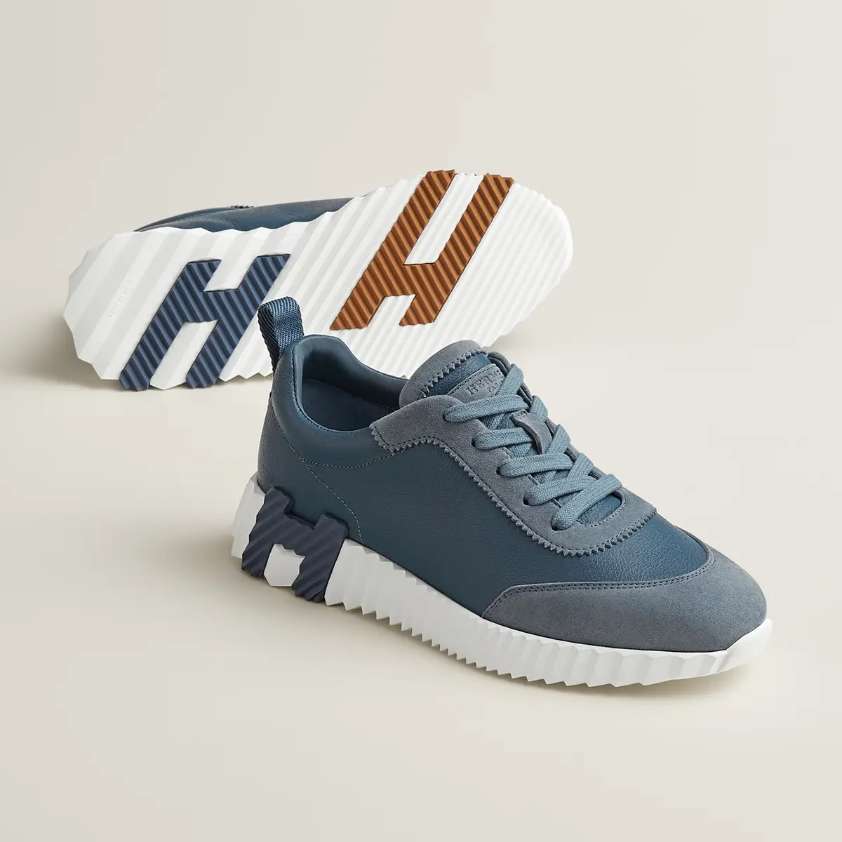 HERMÈS 에르메스 바운싱 스웨이드 & 메쉬 스니커즈 이미지 3