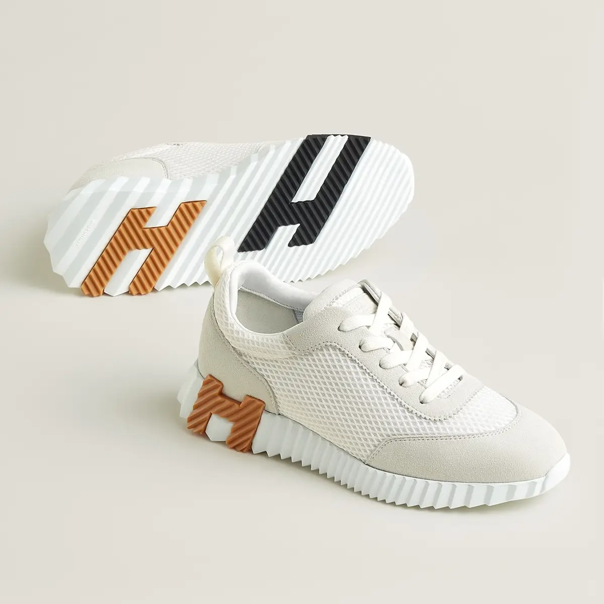 HERMÈS 에르메스 바운싱 스웨이드 & 메쉬 스니커즈 이미지 4