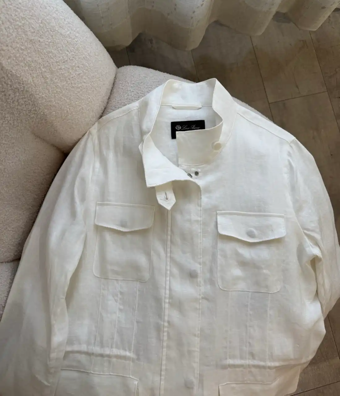LORO PIANA 로로피아나 프리미엄 100% 리넨 헤리티지 자켓 이미지 2