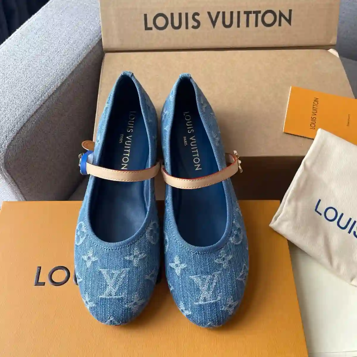 LOUIS VUITTON 루이비통 로미 플랫 발레리나 이미지 4