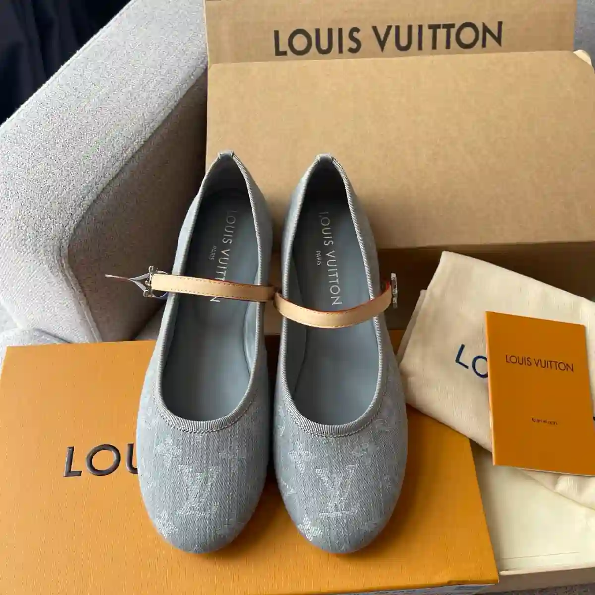 LOUIS VUITTON 루이비통 로미 플랫 발레리나 이미지 5