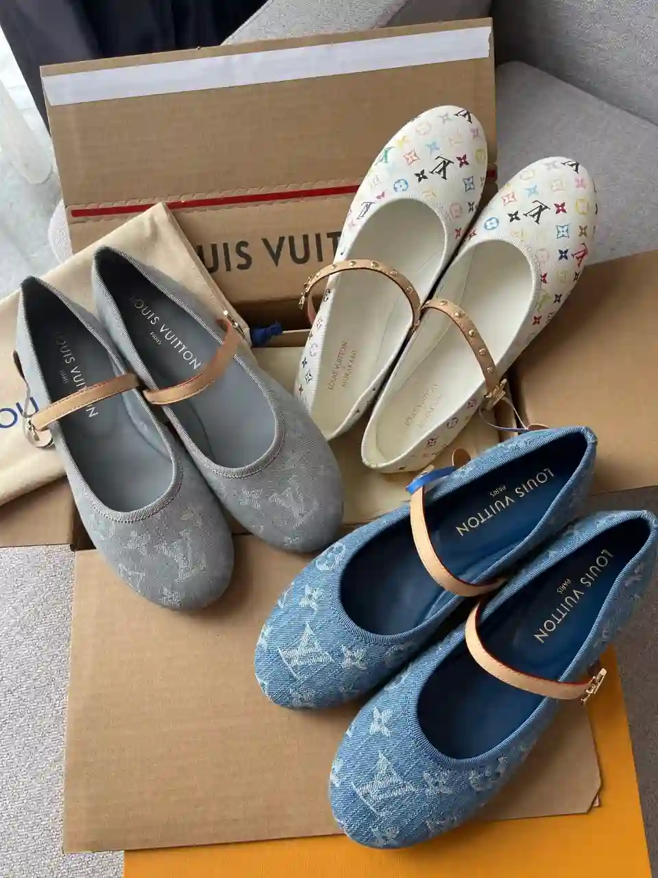 LOUIS VUITTON 루이비통 로미 플랫 발레리나 이미지 2