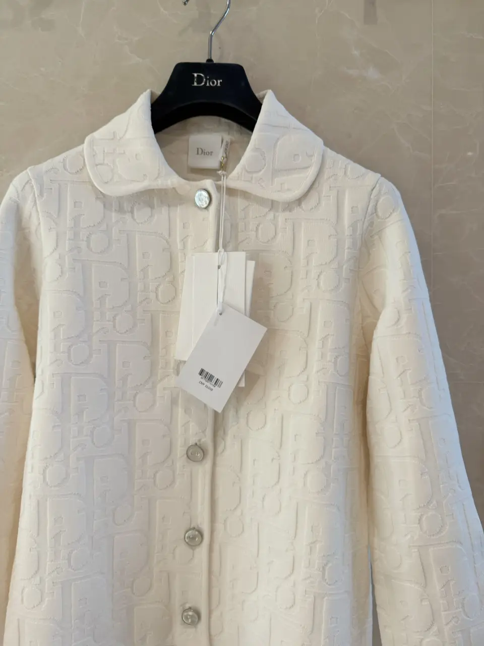 DIOR 디올 에크루 디올 오블리크 테크니컬 자카드 이미지 3