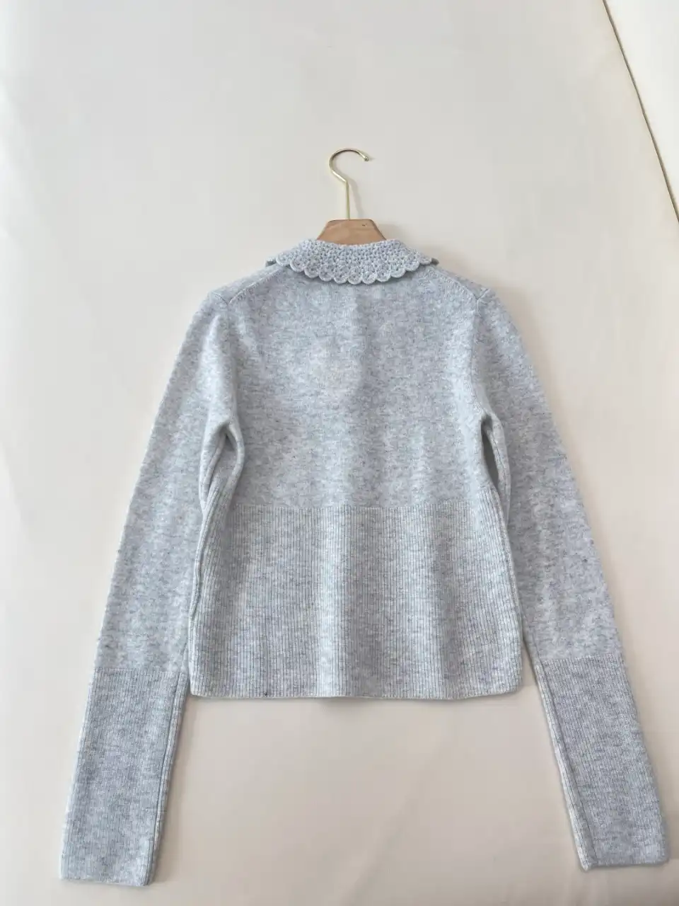 Chloé 끌로에 로고 여성 울 가디건 이미지 2