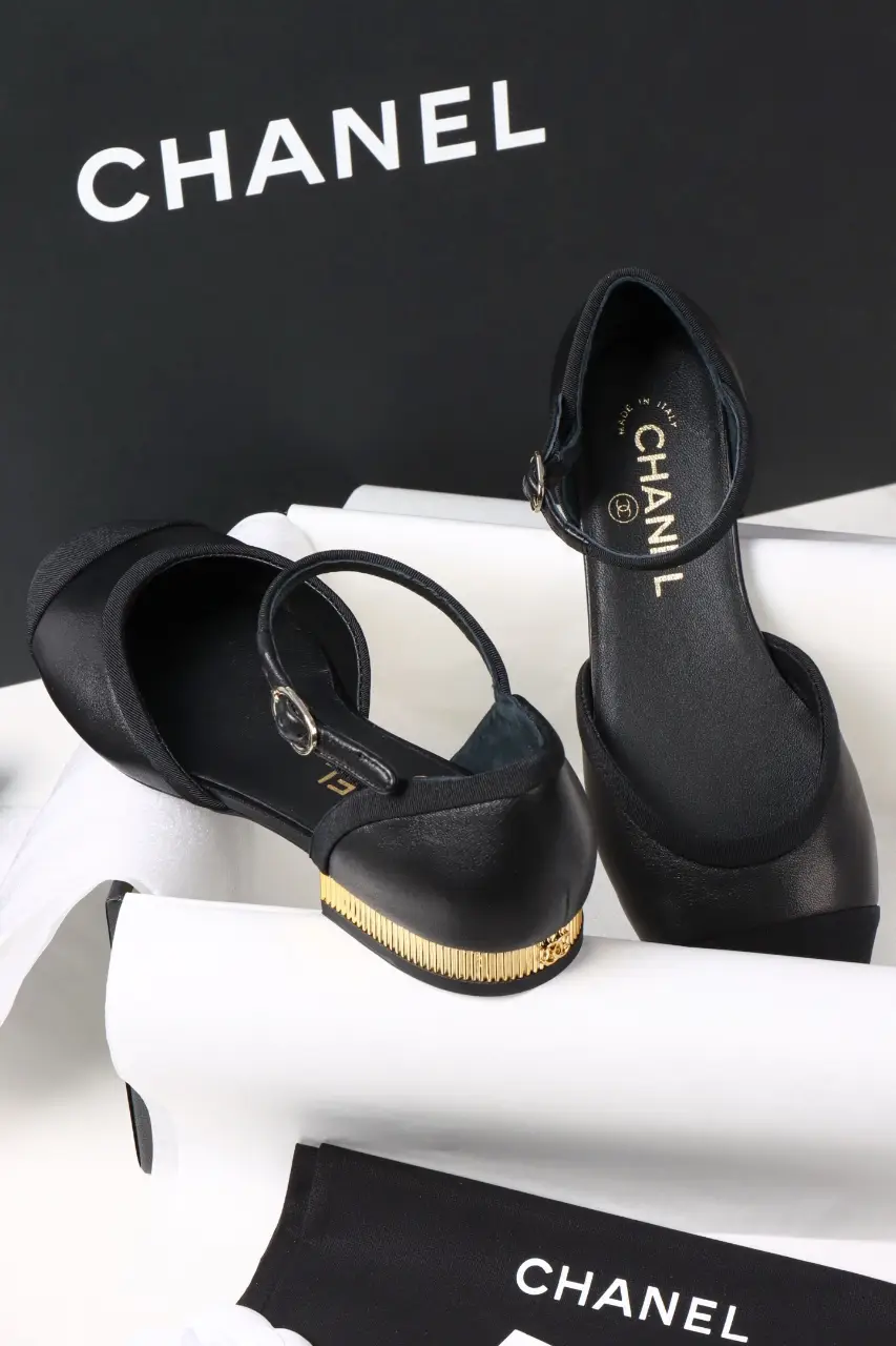 CHANEL 샤넬 블랙 메리제인 슈즈 이미지 3