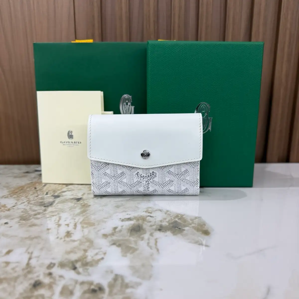 GOYARD 고야드 생 가브리엘 지갑 (블랙, 화이트, 그레이, 그린, 오렌지) 이미지 2