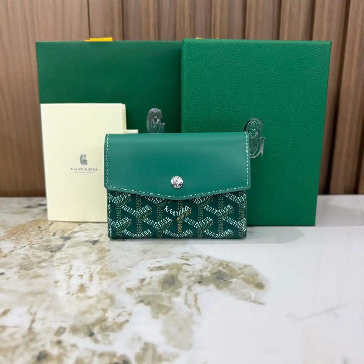 GOYARD 고야드 생 가브리엘 지갑 (블랙, 화이트, 그레이, 그린, 오렌지) 이미지 4