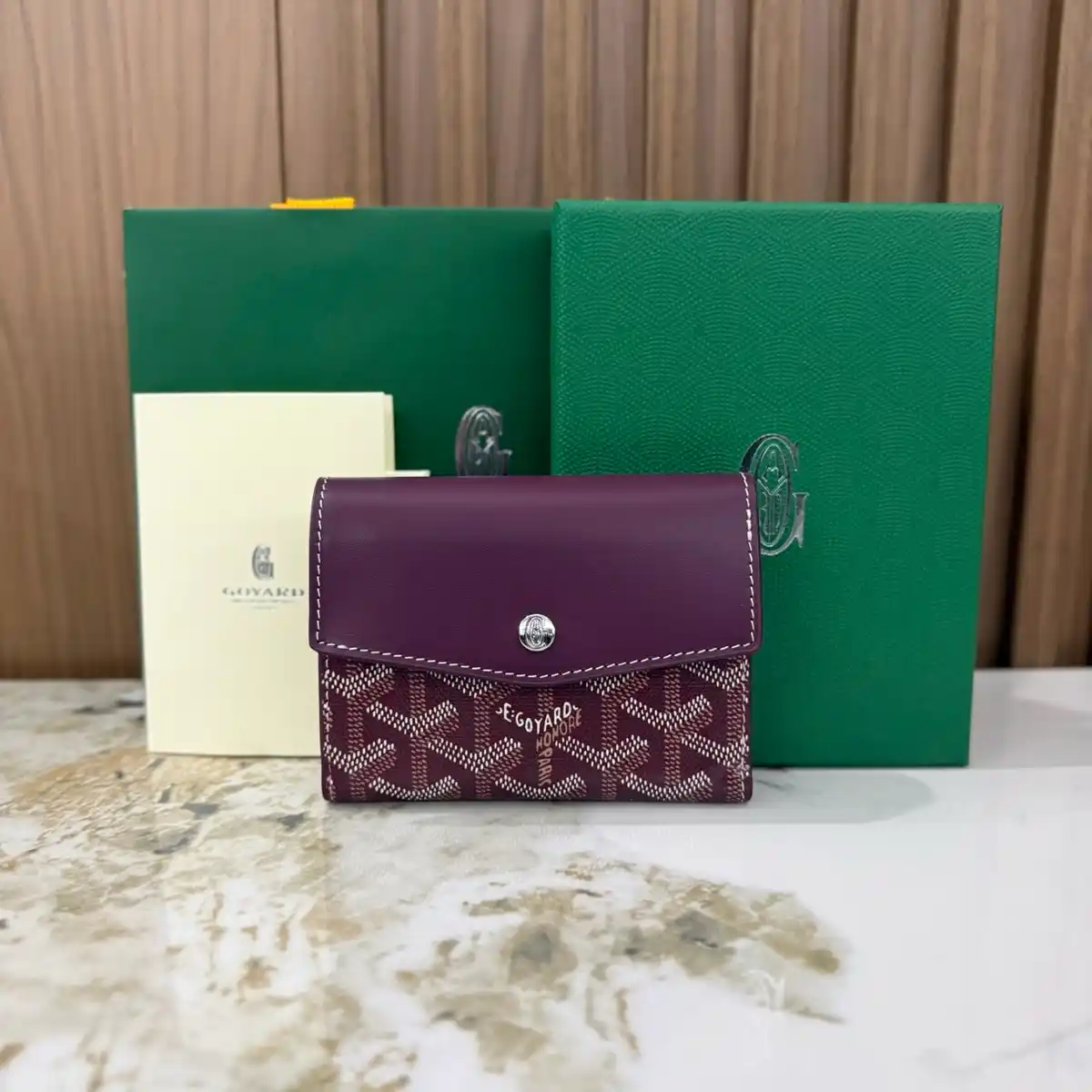 GOYARD 고야드 생 가브리엘 지갑 (블랙 탄, 버건디, 옐로우, 레드, 네이비, 블루) 이미지 2
