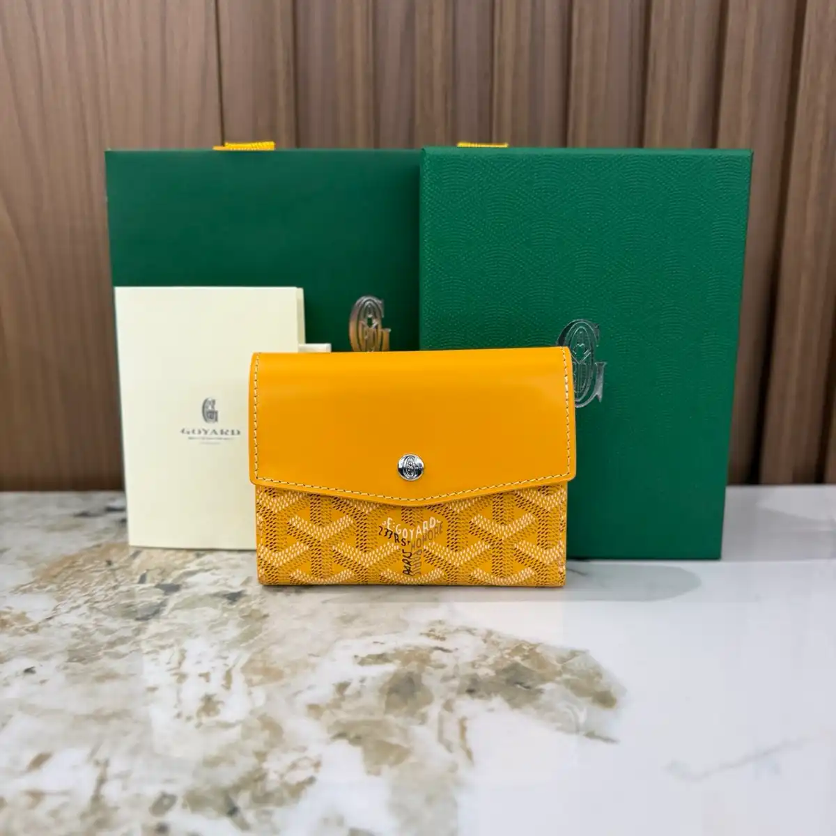 GOYARD 고야드 생 가브리엘 지갑 (블랙 탄, 버건디, 옐로우, 레드, 네이비, 블루) 이미지 3