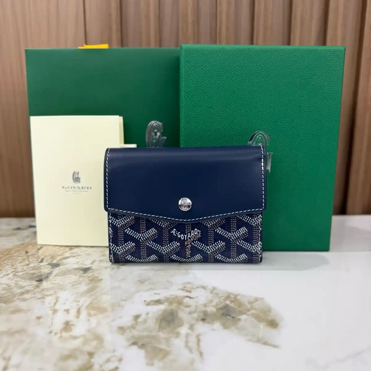 GOYARD 고야드 생 가브리엘 지갑 (블랙 탄, 버건디, 옐로우, 레드, 네이비, 블루) 이미지 5