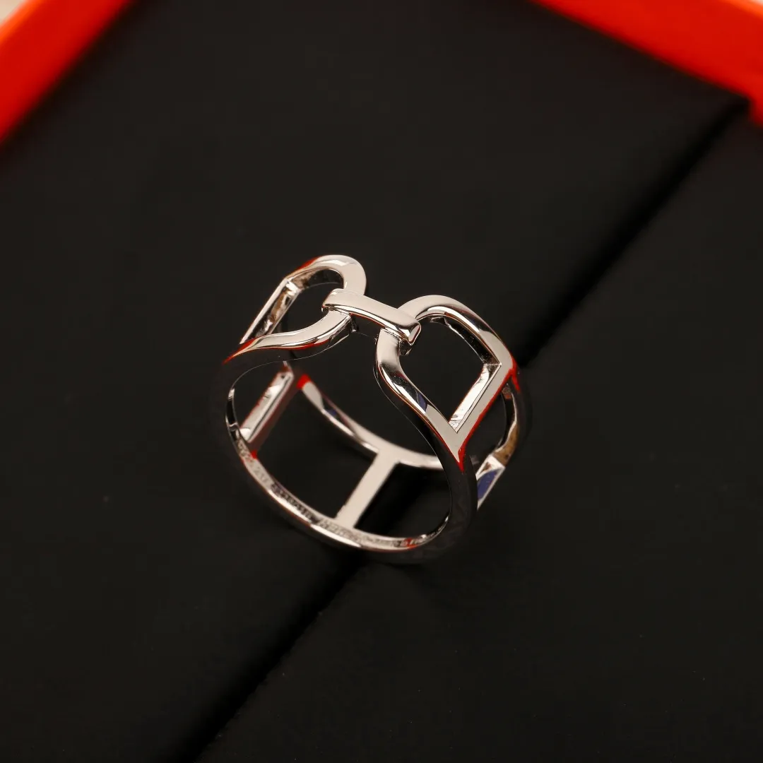 HERMÈS 에르메스 에버 샹달 엔체이니 링 스털링 실버_미디엄 모델 이미지 3