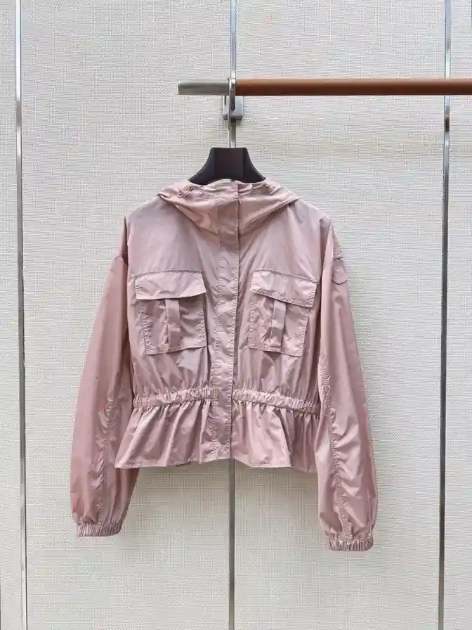 MONCLER 몽클레어 커튼 Curton 후드 페플럼 재킷 이미지 3
