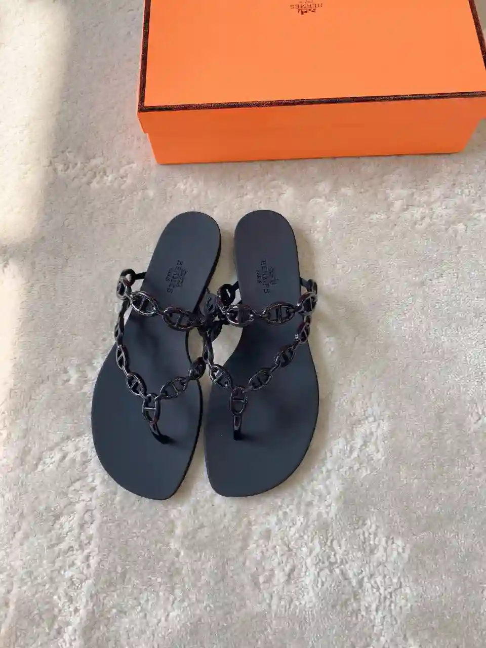 HERMÈS 에르메스 아일랜드 젤리 샌들 슬리퍼 이미지 2