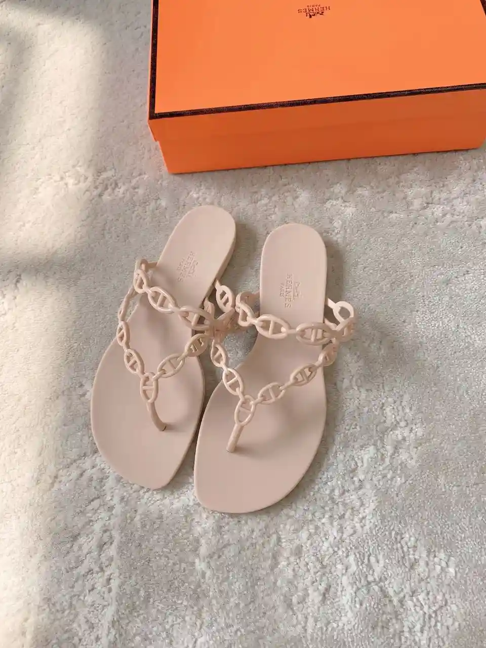 HERMÈS 에르메스 아일랜드 젤리 샌들 슬리퍼 이미지 5
