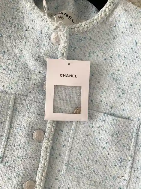 CHANEL 샤넬 26P 싱글 브레스트 트위드 베스트 자켓 이미지 3