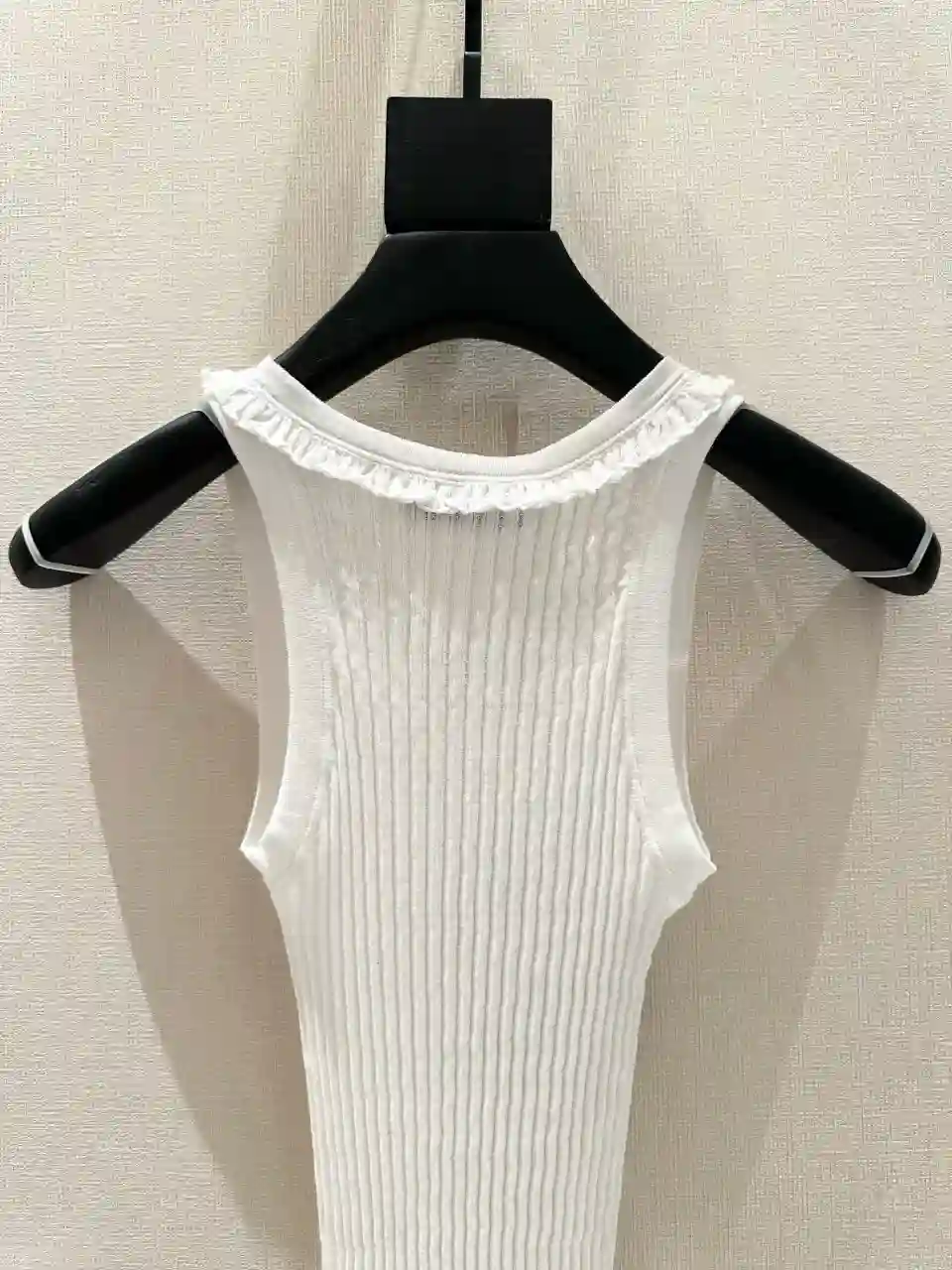 MIU MIU 미우미우 실크 탱크 탑 이미지 3