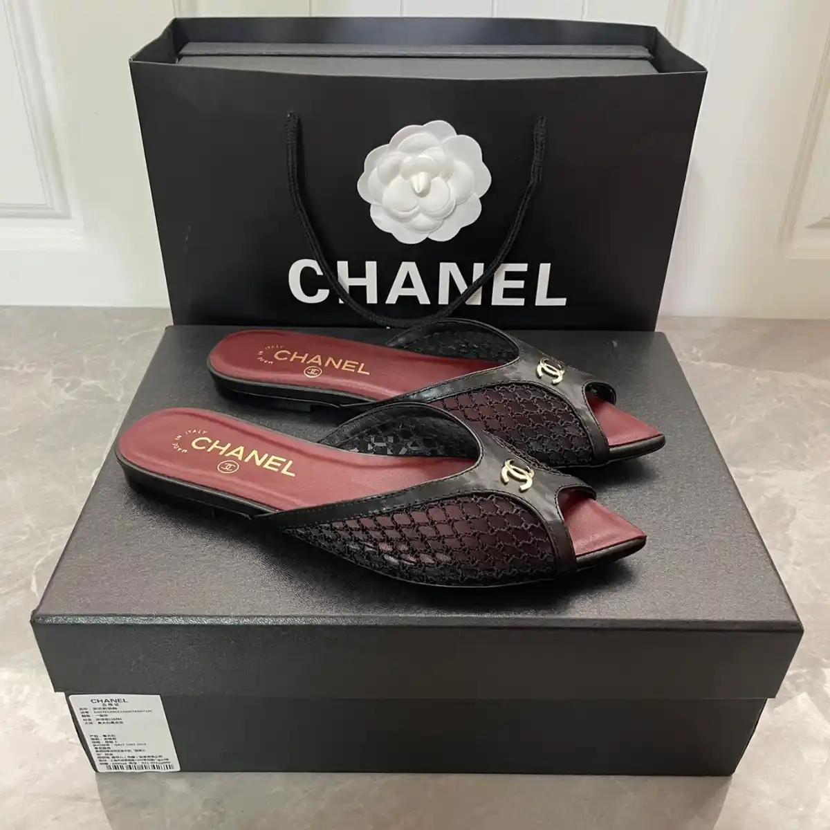 CHANEL 샤넬 2026 코코 비치 컬렉션 뮬 (7.5cm 힐 1.5cm 플랫) 이미지 3