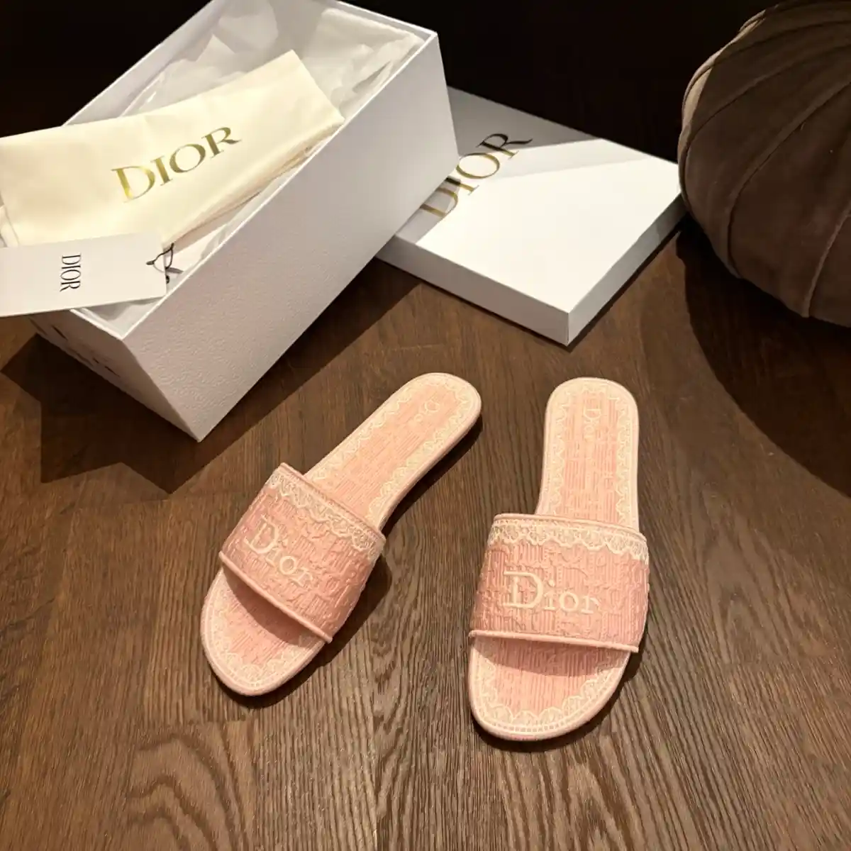 DIOR 디올 덴텔 슬리퍼 플랫 이미지 4