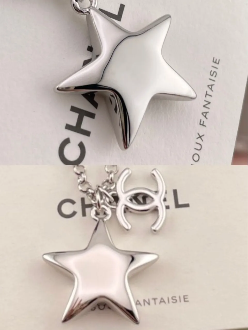 CHANEL 샤넬 스타 CC 로고 팬던트 목걸이 이미지 2