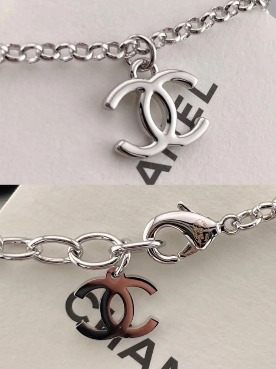 CHANEL 샤넬 스타 CC 로고 팬던트 목걸이 이미지 3