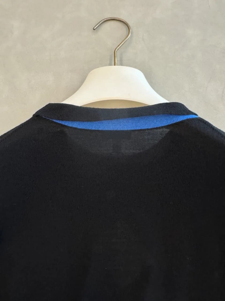 LOEWE 로에베 블랙 메리노 울 탑 이미지 3