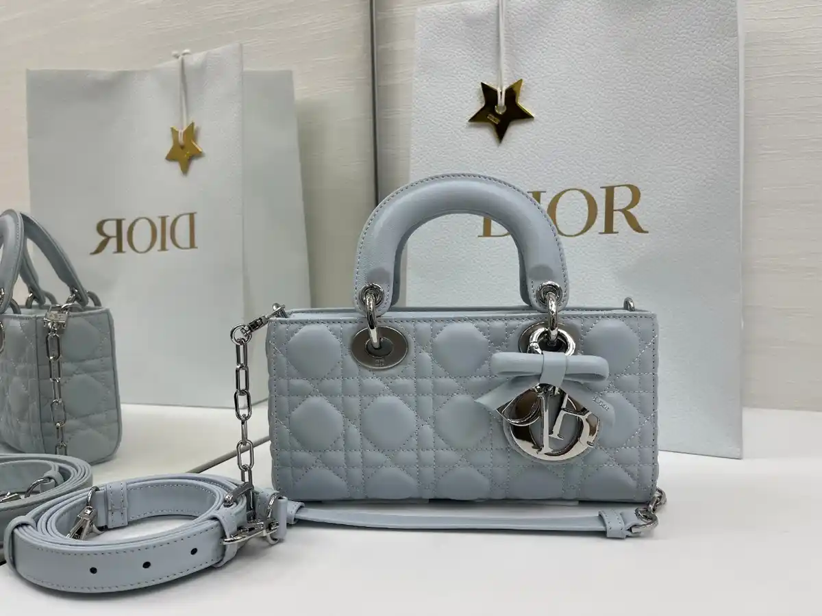 DIOR 디올 레이디 디조이백 까나쥬 램스킨 이미지 2