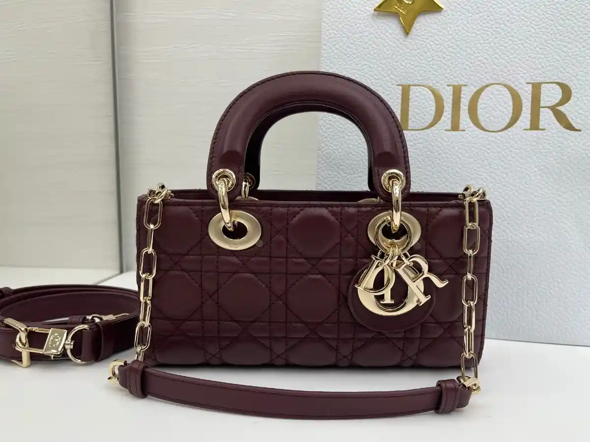 DIOR 디올 레이디 디조이백 까나쥬 램스킨 이미지 3