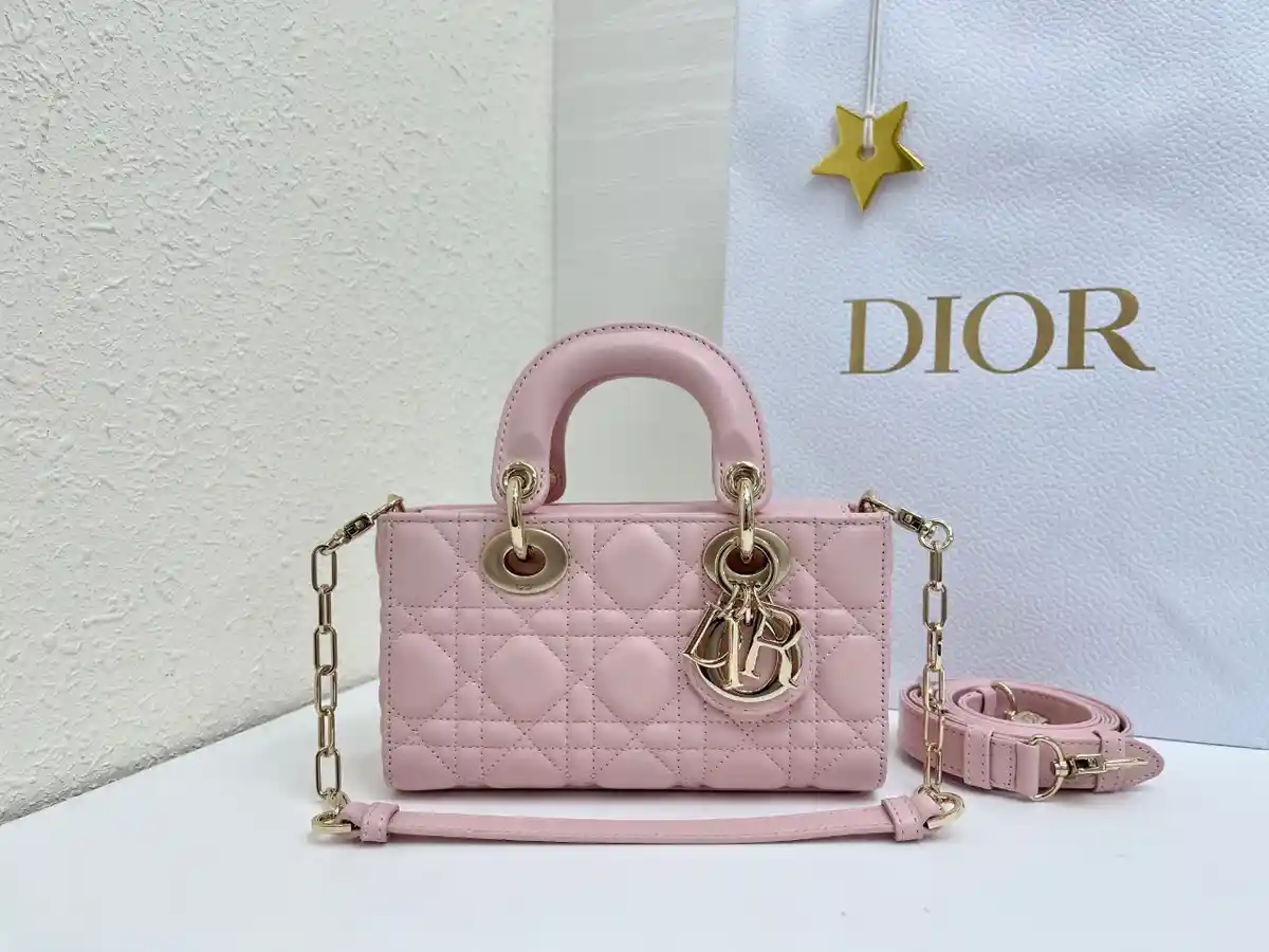 DIOR 디올 레이디 디조이백 까나쥬 램스킨 이미지 7